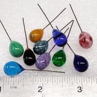 KIT: Lampwork Glass Guardian Angel charms = bookmark, zipper pull, stitch counter, plant stake, purse decor, suncatcher
