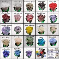 GLASS ROSES mini tiny small glass rose flower on 5in wire headpins;  each made by me. Great for special gift, jewelry, plant pick, bouquet