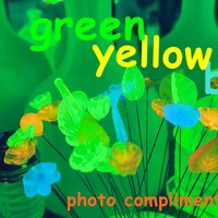 Full Set/12; SOFT BLUE GLOW uv reactive glass flowers; mini tiny small glass flowers on wire; individually crafted lampwork; soft blue glow