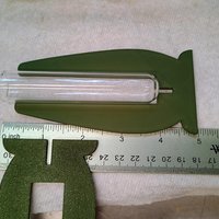 Elegant Modern Test Tube Flower Holder, propogation stand, small flower vase, glass water tube, 3D print, minimalist environmental friendly
