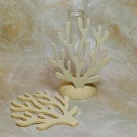 Coral shape propagation holder plant rooting system or small bud vase, ocean beach nautical theme, water test tube flower holder, 3D Printed
