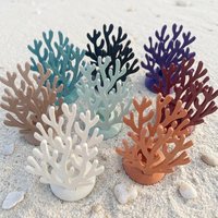 Coral shape propagation holder plant rooting system or small bud vase, ocean beach nautical theme, water test tube flower holder, 3D Printed