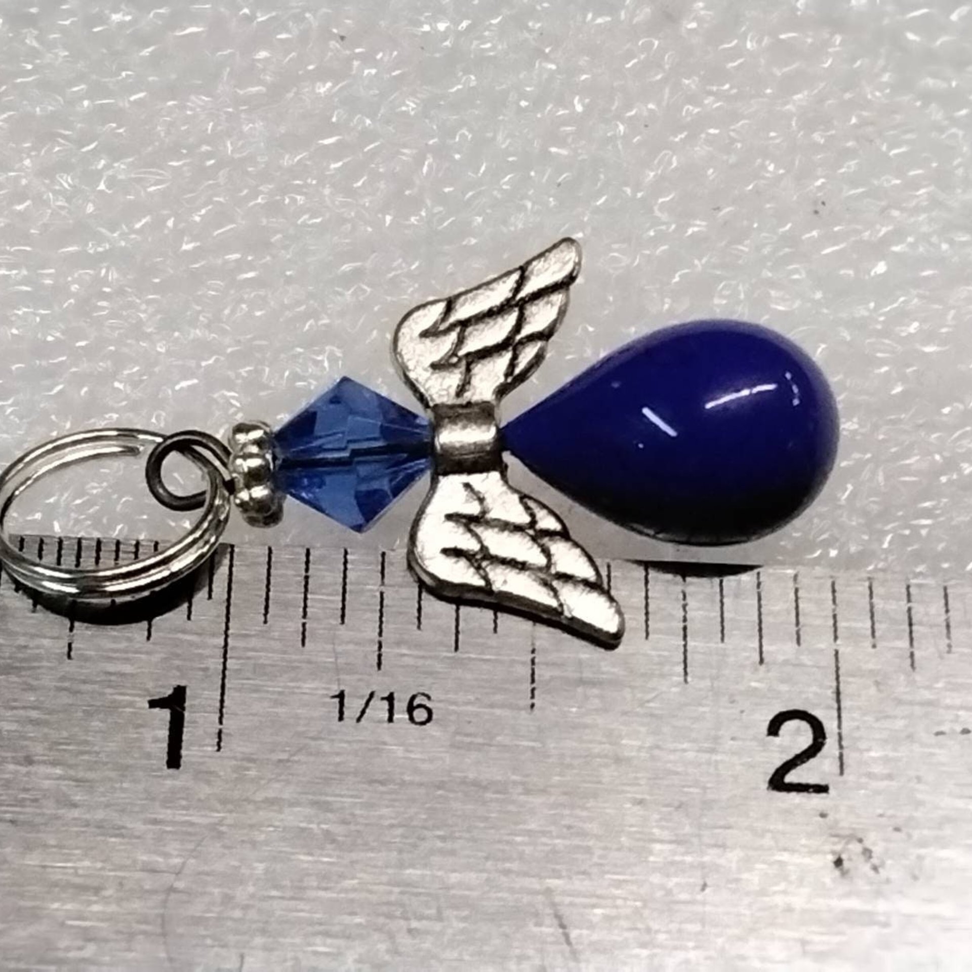 Glass Drop Orb; individually crafted lampwork glass drop orb headpins; glass on wire; jewelry making, bouquet, stitch marker, angel charms