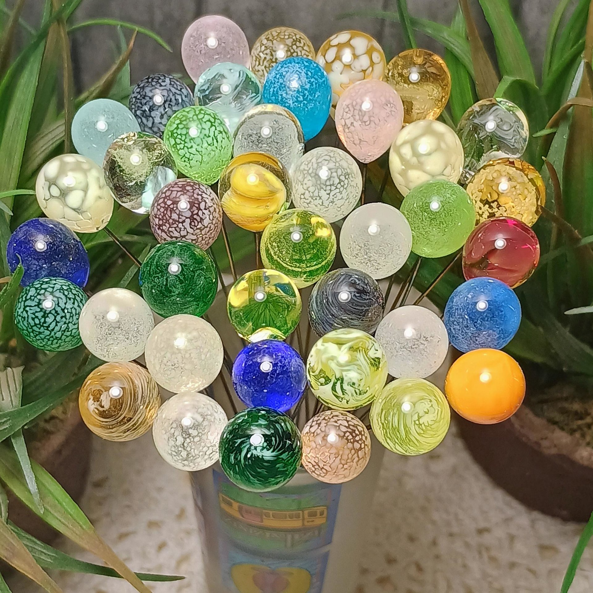 Custom GLOW ORB order for Marguerite!