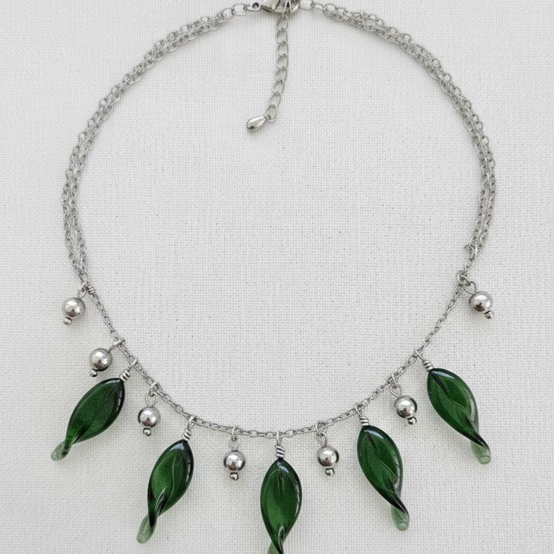 Sage Twist Spike/Leaf glass headpins;  small, tiny miniature flowers on wire  ~ individually crafted lampwork