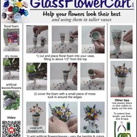SPRING PASTELS glass flowers tiny small mini glass flowers on wire; handmade lampwork, jewelry, mixed media, gifts, bouquets, wedding decor