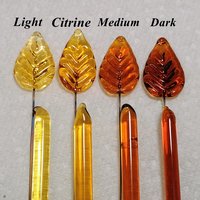 Medium Amber glass flowers, mini tiny small glass flowers on wire; handcrafted lampwork, jewelry, gifts, wedding, bouquets, mixed media