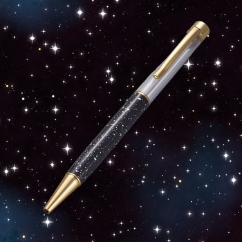 Alien Spit Slime Goo Ink Pen -proof that aliens do exist! UV glow, uranium glow radioactive, slime filled ink pen with cosmic design LIMITED